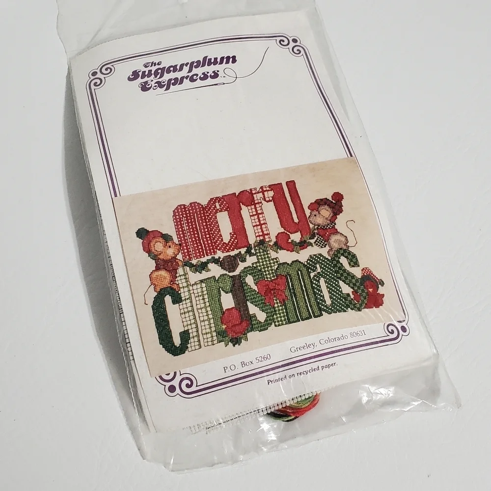 Merry Christmas Cross Stitch Kit